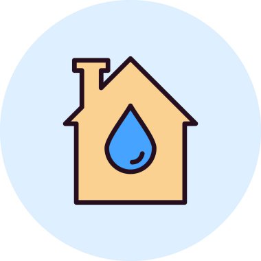 Modern Nem simgesinin vektör illüstrasyonu