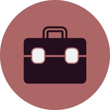 Modern Evrak Çantası simgesinin vektör çizimi