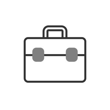 Evrak çantası modern simgesinin vektör illüstrasyonu