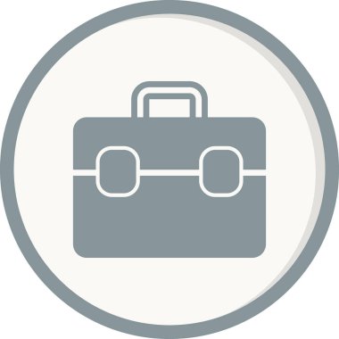 Evrak çantası modern simgesinin vektör illüstrasyonu