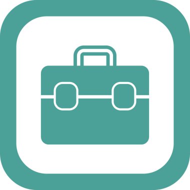 Evrak çantası modern simgesinin vektör illüstrasyonu