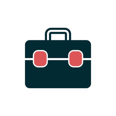 Evrak çantası modern simgesinin vektör illüstrasyonu