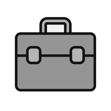 Evrak çantası modern simgesinin vektör illüstrasyonu