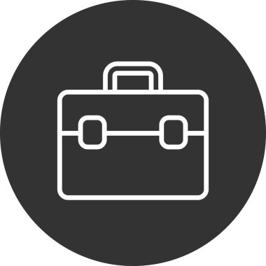 Evrak çantası modern simgesinin vektör illüstrasyonu