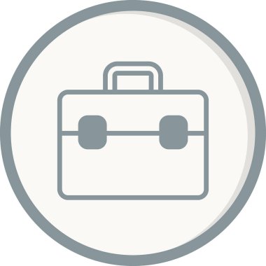 Evrak çantası modern simgesinin vektör illüstrasyonu