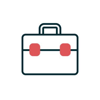 Evrak çantası modern simgesinin vektör illüstrasyonu