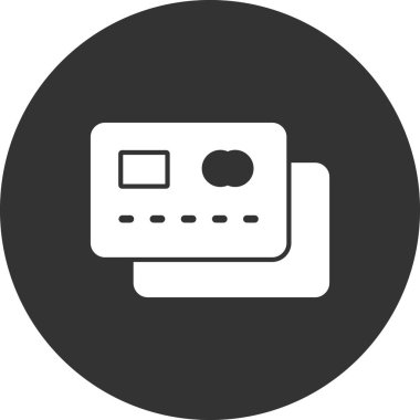 Kredi kartı vektör simgesi 