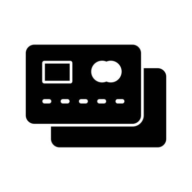 Kredi kartı vektör simgesi 