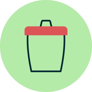 Kova. Web simgesi basit tasarım 