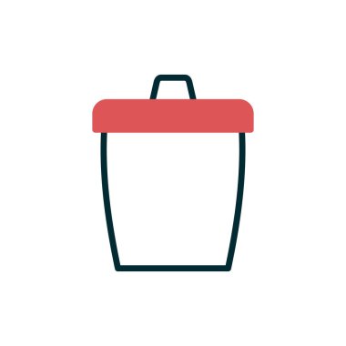 Kova. Web simgesi basit tasarım 