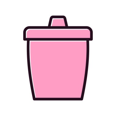 Kova. Web simgesi basit tasarım 