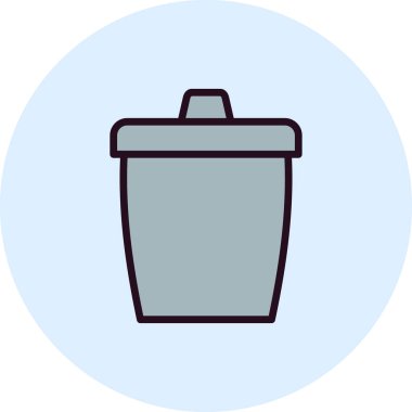 Kova. Web simgesi basit tasarım 