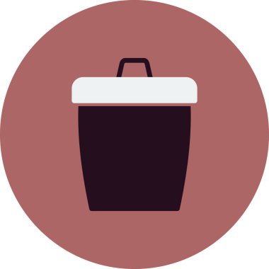 Kova. Web simgesi basit tasarım 