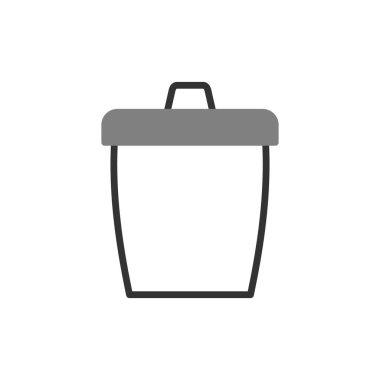 Kova. Web simgesi basit tasarım 