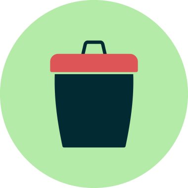 Kova. Web simgesi basit tasarım 