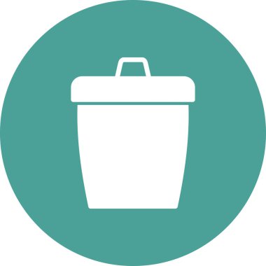 Kova. Web simgesi basit tasarım 