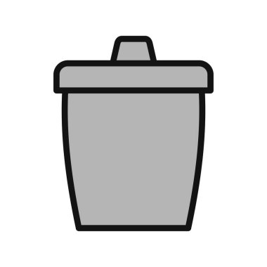 Kova. Web simgesi basit tasarım 