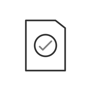 Dosya simgesi, vektör illüstrasyon tasarımı