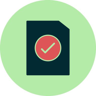 Dosya simgesi, vektör illüstrasyon tasarımı