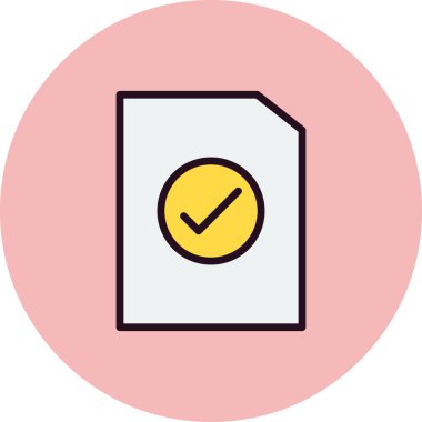 Dosya simgesi, vektör illüstrasyon tasarımı