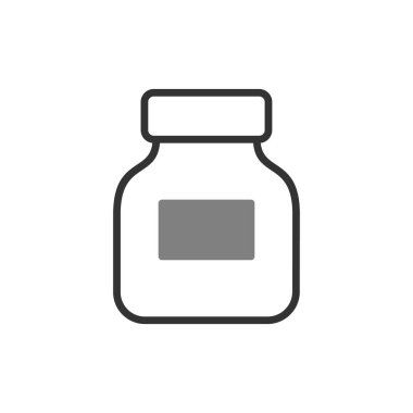 Mürekkep. Web simgesi basit illüstrasyon