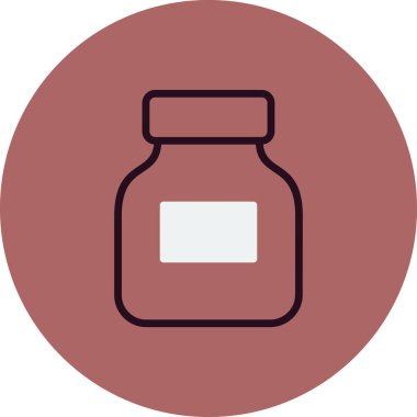 Mürekkep. Web simgesi basit illüstrasyon