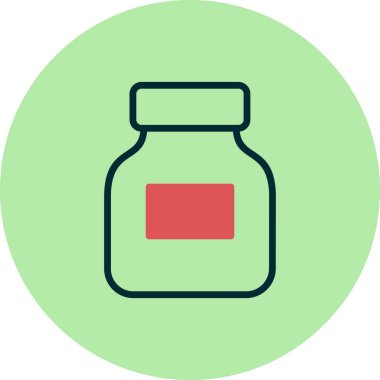 Mürekkep. Web simgesi basit illüstrasyon