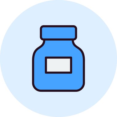 Mürekkep. Web simgesi basit illüstrasyon