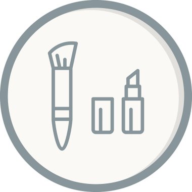 makyaj simgesi vektör illüstrasyonu