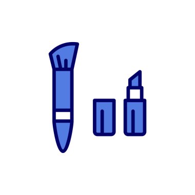 makyaj simgesi vektör illüstrasyonu