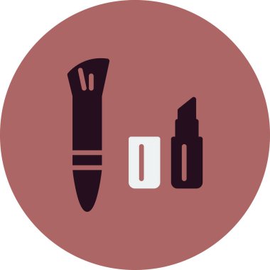 makyaj simgesi vektör illüstrasyonu