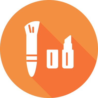 makyaj simgesi vektör illüstrasyonu