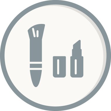 makyaj simgesi vektör illüstrasyonu