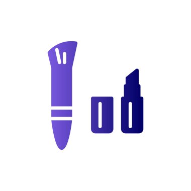 makyaj simgesi vektör illüstrasyonu