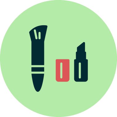 makyaj simgesi vektör illüstrasyonu