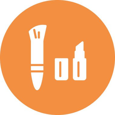 makyaj simgesi vektör illüstrasyonu