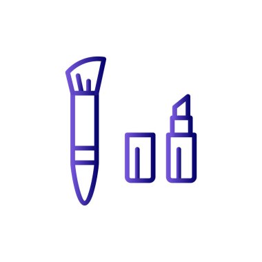 makyaj simgesi vektör illüstrasyonu