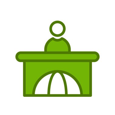 İnsan ikonunun vektör çizimi. Haberler 