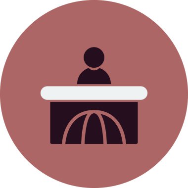 İnsan ikonunun vektör çizimi. Haberler 