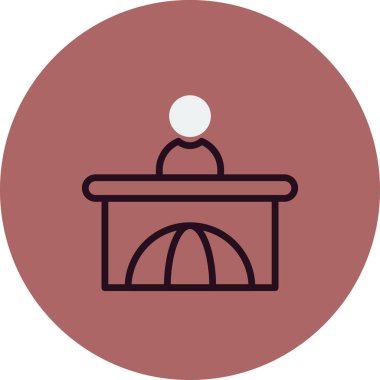 İnsan ikonunun vektör çizimi. Haberler 