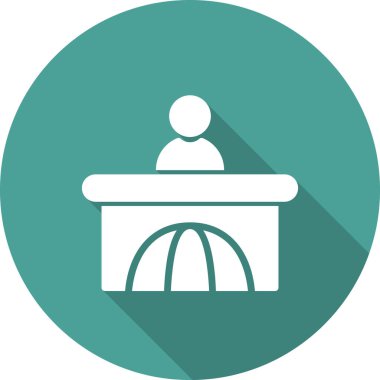 İnsan ikonunun vektör çizimi. Haberler 