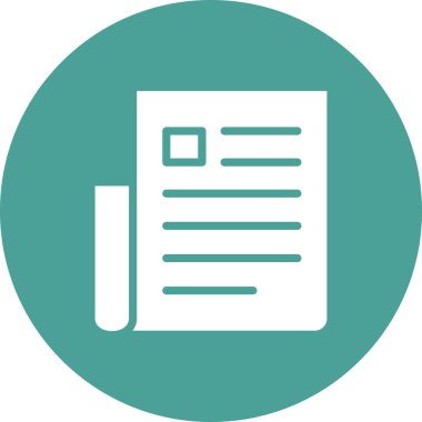 file document. vector illustration. Newspaper 
