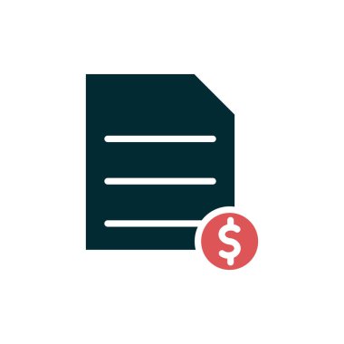 Makbuz lütfen. Web simgesi basit tasarım