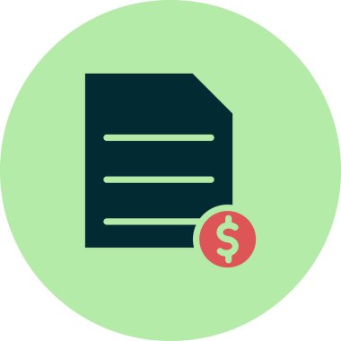 Makbuz lütfen. Web simgesi basit tasarım