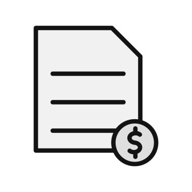 Makbuz lütfen. Web simgesi basit tasarım