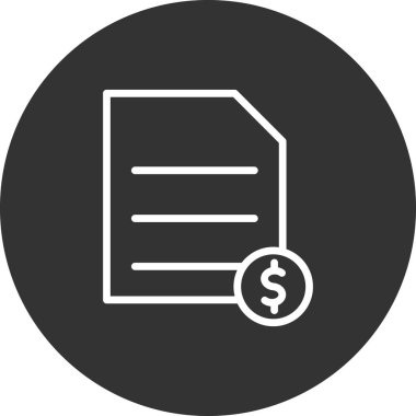 Makbuz lütfen. Web simgesi basit tasarım