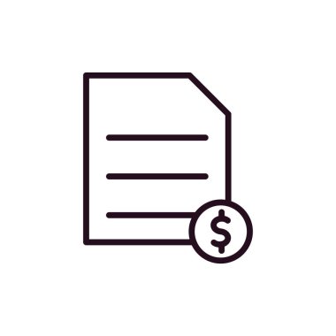 Makbuz lütfen. Web simgesi basit tasarım