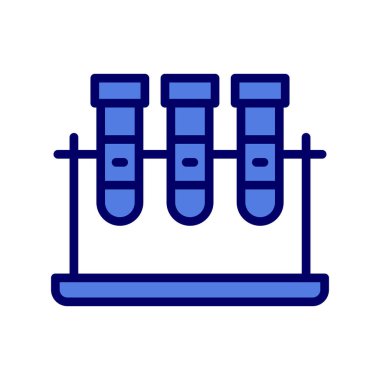 test tüpleri vektör simgesi modern basit tasarım