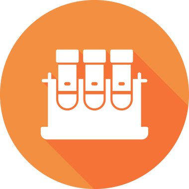 test tüpleri vektör simgesi modern basit tasarım