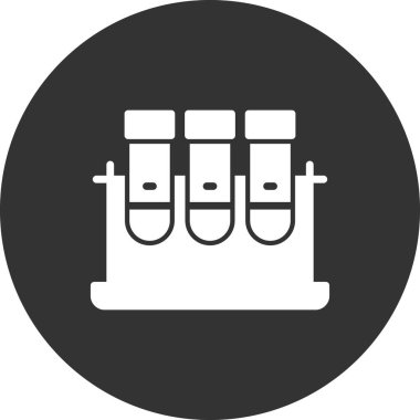 test tüpleri vektör simgesi modern basit tasarım